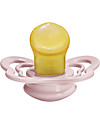 BIBS Couture Pacifier - Anatomical Nipple in Latex - Set of 2 - Haze and Blossom - BPA & PVC Free Dummies & Soothers
