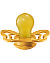 BIBS Couture Pacifier - Anatomical Nipple in Latex - Set of 2 - Honey Bee and Olive - BPA & PVC Free Dummies & Soothers