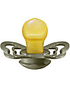 BIBS Couture Pacifier - Anatomical Nipple in Latex - Set of 2 - Honey Bee and Olive - BPA & PVC Free Dummies & Soothers