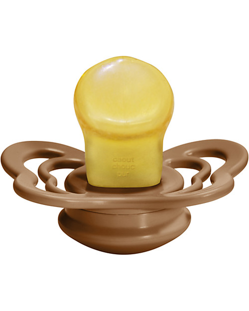 BIBS Couture Pacifier - Anatomical Nipple in Latex - Set of 2 - Meadow and Earth - BPA & PVC Free Dummies & Soothers