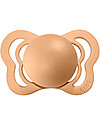 BIBS Couture Pacifier - Anatomical Nipple in Latex - Set of 2 - Peach and Woodchuck - BPA & PVC Free Dummies & Soothers