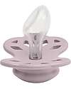 BIBS Infinity Pacifier - Anatomical Nipple in Silicone - Set of 2 - Blossom/Dusky Lilac - No PBA and PVC! Dummies & Soothers