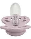 BIBS Infinity Pacifier - Symmetrical Nipple in Silicone - Set of 2 - Blossom/Dusky Lilac - No PBA and PVC! Dummies & Soothers