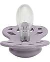 BIBS Infinity Pacifier - Symmetrical Nipple in Silicone - Set of 2 - Fossil Grey/Mauve - No PBA and PVC! Dummies & Soothers