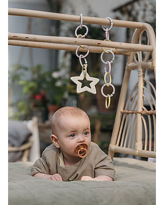 Bibs Loops - Haze Meadow & Blossom - BPA & PVC Free Newborn Toys_