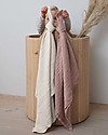 BIBS Muslin Cloth 100% GOTS Cotton - Ivory - 70x70cm - Pack of 2 Muslin Swaddle