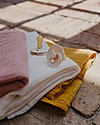 BIBS Muslin Swaddle Blanket 100% GOTS Cotton - Ivory - 120x120cm Muslin Swaddle