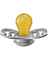 BIBS Supreme Pacifier - Symmetrical Nipple in Latex - Set of 2 - Cloud and Black - BPA & PVC Free Dummies & Soothers