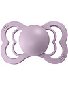 BIBS Supreme Pacifier - Symmetrical Nipple in Latex - Set of 2 - Dusky Lilac and Heather - BPA & PVC Free Dummies & Soothers