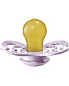 BIBS Supreme Pacifier - Symmetrical Nipple in Latex - Set of 2 - Dusky Lilac and Heather - BPA & PVC Free Dummies & Soothers