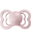 BIBS Supreme Pacifier - Symmetrical Nipple in Latex - Set of 2 - Haze and Blossom - BPA & PVC Free Dummies & Soothers