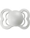 BIBS Supreme Pacifier - Symmetrical Nipple in Latex - Set of 2 - Haze and Blossom - BPA & PVC Free Dummies & Soothers