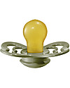BIBS Supreme Pacifier - Symmetrical Nipple in Latex - Set of 2 - Honey Bee and Olive - BPA & PVC Free Dummies & Soothers