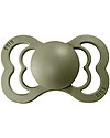 BIBS Supreme Pacifier - Symmetrical Nipple in Latex - Set of 2 - Honey Bee and Olive - BPA & PVC Free Dummies & Soothers
