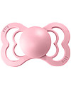 BIBS Supreme Pacifier - Symmetrical Nipple in Latex - Set of 2 - Ivory and Baby Pink - BPA & PVC Free Dummies & Soothers