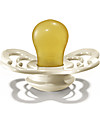 BIBS Supreme Pacifier - Symmetrical Nipple in Latex - Set of 2 - Ivory and Blush - BPA & PVC Free Dummies & Soothers