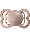 BIBS Supreme Pacifier - Symmetrical Nipple in Latex - Set of 2 - Ivory and Blush - BPA & PVC Free Dummies & Soothers