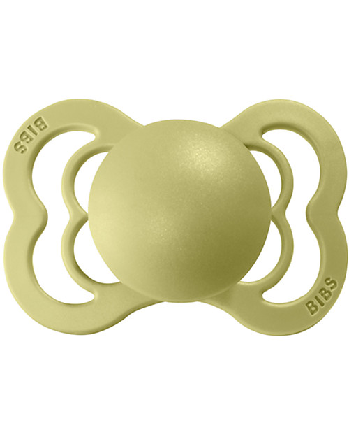 BIBS Supreme Pacifier - Symmetrical Nipple in Latex - Set of 2 - Meadow and Earth - BPA & PVC Free Dummies & Soothers