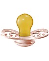 BIBS Supreme Pacifier - Symmetrical Nipple in Latex - Set of 2 - Woodchuck and Blush - BPA & PVC Free Dummies & Soothers