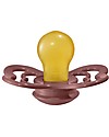 BIBS Supreme Pacifier - Symmetrical Nipple in Latex - Set of 2 - Woodchuck and Blush - BPA & PVC Free Dummies & Soothers