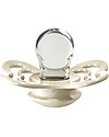 BIBS Supreme Pacifier - Symmetrical Nipple in Silicone - Set of 2 - Ivory and Blush - BPA & PVC Free Dummies & Soothers