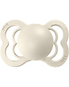 BIBS Supreme Pacifier - Symmetrical Nipple in Silicone - Set of 2 - Ivory and Blush - BPA & PVC Free Dummies & Soothers