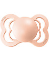 BIBS Supreme Pacifier - Symmetrical Nipple in Silicone - Set of 2 - Sunshine and Peach Sunset - BPA & PVC Free Dummies & Soothers