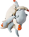 BigStuffed Mini Crab - 16 cm - Made in France Soft Toys