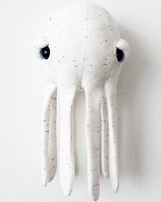 BigStuffed Mini Octopus - Albino - 30 cm - Made in France Soft Toys