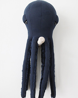 BigStuffed Small Octopus - Midnight Blue - 60 cm - Made in France Soft Toys