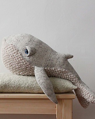 BigStuffed Small Whale - Original - 56 cm - Made in France Soft Toys