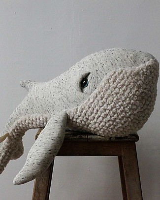 BigStuffed Small Whale - Original - 56 cm - Made in France Soft Toys