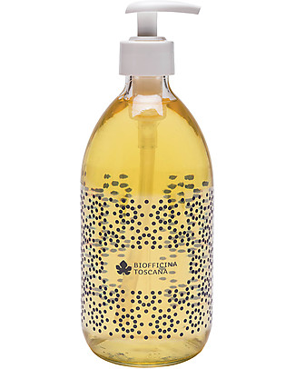 Biofficina Toscana Gentle Cleanser in Glass Bottle - 500 ml - For Body and Intimate areas Detergents