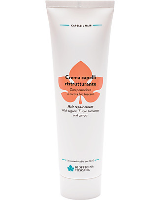 Biofficina Toscana No-Rinse Hair Repair Cream - 200 ml - For damaged, treated and dry hair Hair Care