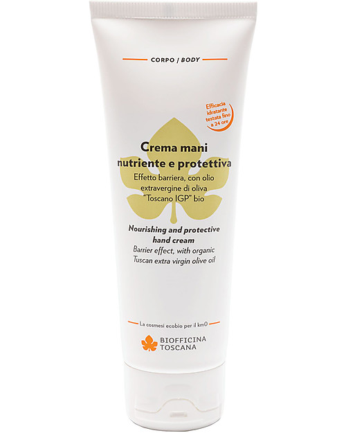 Biofficina Toscana Nourishing and Protecting Hand Cream, 75 ml - Barrier Effect Body Lotions And Oils