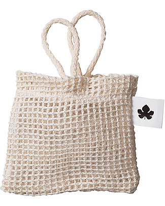 Biofficina Toscana Solid-Holder in Cotton Mesh Pouch - for Solid Shower Shampoo Shampoos And Bath Wash