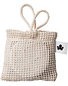 Biofficina Toscana Solid-Holder in Cotton Mesh Pouch - for Solid Shower Shampoo Shampoos And Bath Wash