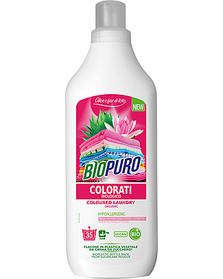 Biopuro Colored Laundry - 1000 ml - Aloe and Lotus Flower Fragrance! Room Fragrances