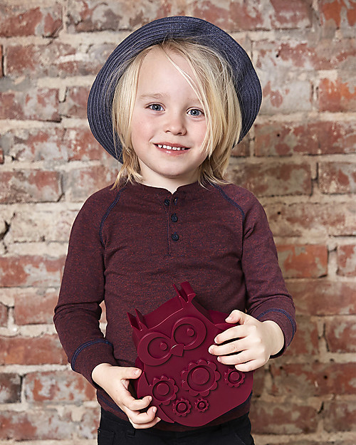 Blafre 2-Compartments Lunch Box, Owl 25 x 17.5 x 6.5 cm - Free from BPA or phthalates! Thermal Containers