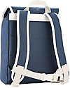Blafre Backpack for Children aged 5-10 years, Dark Blue - Water-resistant, real leather details Backpack