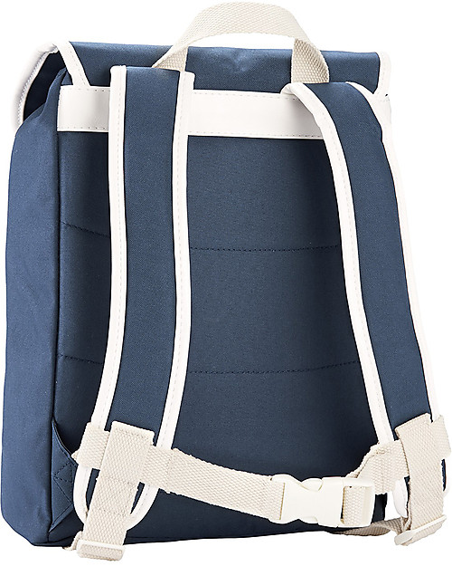 semafor boks Bangladesh Blafre Backpack for Children aged 5-10 years, Dark Blue - Water-resistant,  real leather details boy