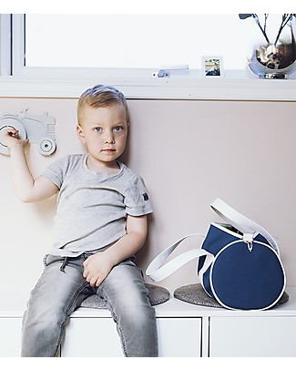 Blafre Bag fo Children and Adults 35 x 20 cm, Navy - Water-resistant with Shoulder Straps Messenger and Family Bags