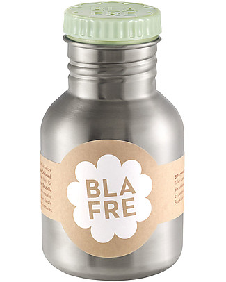 Blafre Stainless Steel Bottle 300 ml, Light Green - BPA and phthalates free! Metal Bottles