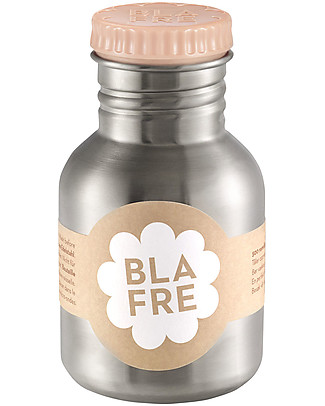 Blafre Stainless Steel Bottle 300 ml, Peach - BPA and phthalates free! Metal Bottles