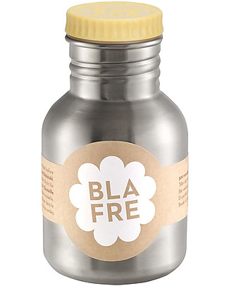 Blafre Stainless Steel Bottle 300 ml, Yellow - BPA and phthalates free! Metal Bottles