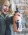 Blafre Stainless Steel Bottle Bear 500 ml, Peach - BPA and phthalates free! Thermos Bottles