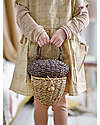 Bloomingville Acorn Bag - Brown - 18x19 cm Wicker Basket