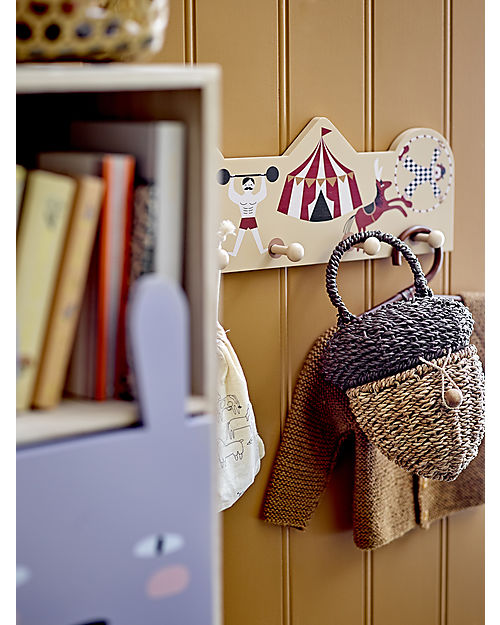 Bloomingville Acorn Bag - Brown - 18x19 cm Wicker Basket