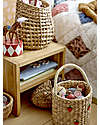 Bloomingville Acorn Bag - Brown - 18x19 cm Wicker Basket