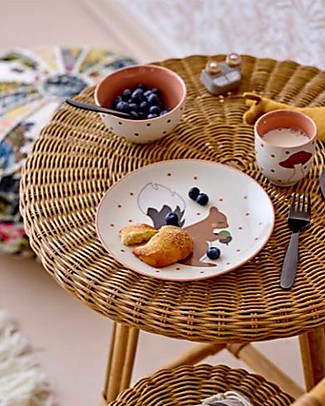 Bloomingville Anja Mini Table - Natural - Rattan Tables And Chairs